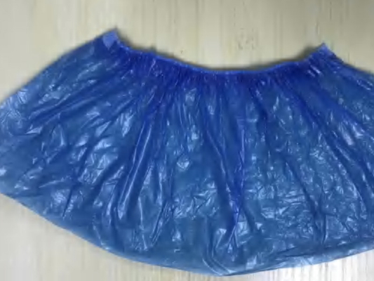 HDPEの白い青緑色41cm 45cmのサイズの使い捨て可能な靴カバー