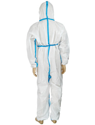 OEMの白く使い捨て可能な保護つなぎ服の防水タイプ4 5 6